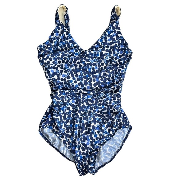 Miraclesuit x Talbots Firm Control One Piece Swimsuit. Size 14 - Picture 1 of 9